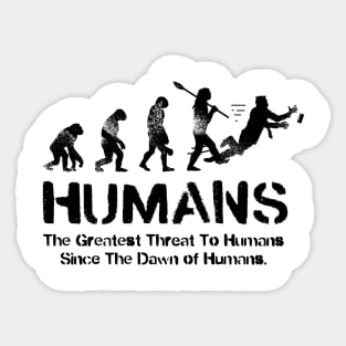 Humans Sticker